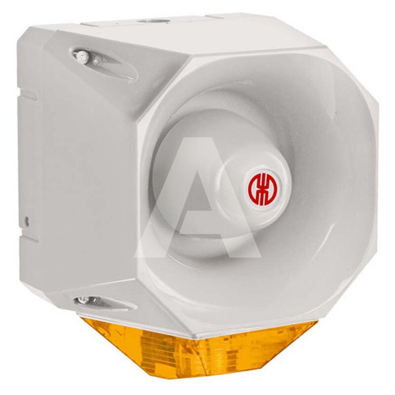 Sygnalizator optyczno-akustyczny 442, żółty palnik ksenonowy, 120 dB, 42 tonów, 115-230 V AC, IP66, 44213068