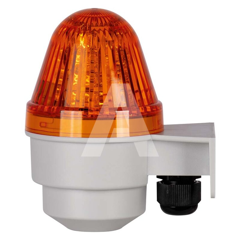 Sygnalizator optyczno-akustyczny COBLHP582G, pomarańczowy LED, 90 dB, 2 tony, 230 V AC, IP65, COBLHP582G230AL
