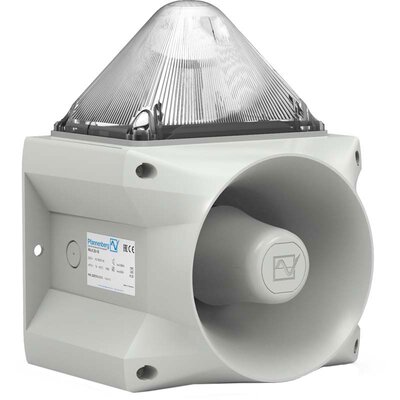 Sygnalizator optyczno-akustyczny PA X 20-15, biały palnik ksenonowy, 120 dB, 80 tonów, 24 V DC, IP66, 23372801055