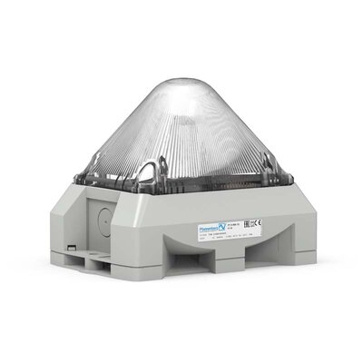 Sygnalizator optyczno-akustyczny PY X-MA-10, biały palnik ksenonowy, 100 dB, 8 tonów, 24 V AC/DC, IP66, 21555811055
