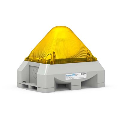 Sygnalizator optyczno-akustyczny PY X-MA-10, żółty palnik ksenonowy, 100 dB, 8 tonów, 115 V AC, IP66, 21555153055