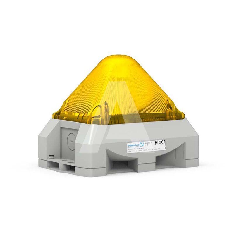 Sygnalizator optyczno-akustyczny PY X-MA-10, żółty palnik ksenonowy, 100 dB, 8 tonów, 115 V AC, IP66, 21555153055