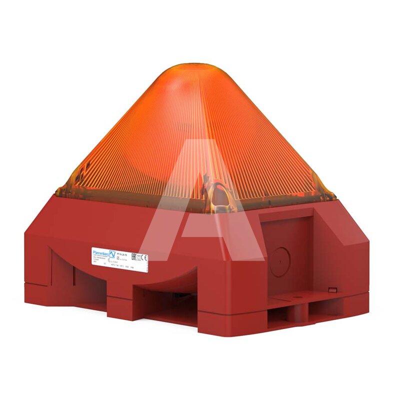 Sygnalizator optyczno-akustyczny PY X-LA, pomarańczowy palnik ksenonowy, 100 dB, 8 tonów, 24 V DC, IP66, 21565804000