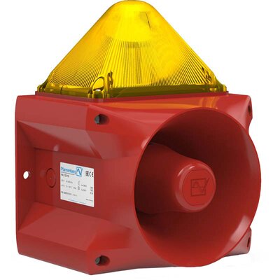 Sygnalizator optyczno-akustyczny PA X 20-15, żółty palnik ksenonowy, 120 dB, 80 tonów, 230 V AC, IP66, 23372103000