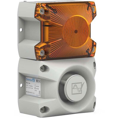 Sygnalizator optyczno-akustyczny PA X 1-05, pomarańczowy palnik ksenonowy, 100 dB, 80 tonów, 115 V AC, IP66, 23311154055