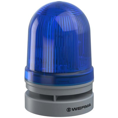 Sygnalizator optyczno-akustyczny 461, niebieski LED, 110 dB, 10 tonów, 12-24 V AC/DC, IP66, 46151070