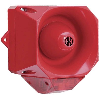 Sygnalizator optyczno-akustyczny 441, czerwony palnik ksenonowy, 110 dB, 32 tonów, 230 V AC, IP66, 44101068