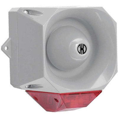 Sygnalizator optyczno-akustyczny 441, czerwony palnik ksenonowy, 110 dB, 32 tonów, 230 V AC, IP66, 44111068