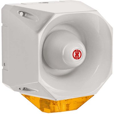 Sygnalizator optyczno-akustyczny 442, żółty palnik ksenonowy, 120 dB, 42 tonów, 115-230 V AC, IP66, 44213068