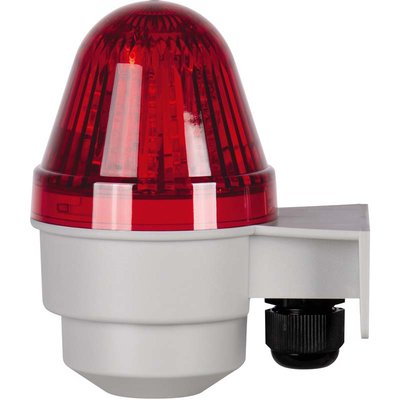 Sygnalizator optyczno-akustyczny COBLHP582G, czerwony LED, 90 dB, 2 tony, 24 V DC, IP65, COBLHP582G24RL