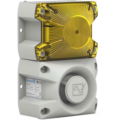 Sygnalizator optyczno-akustyczny PA X 1-05, żółty palnik ksenonowy, 100 dB, 80 tonów, 24 V DC, IP66, 23311803055