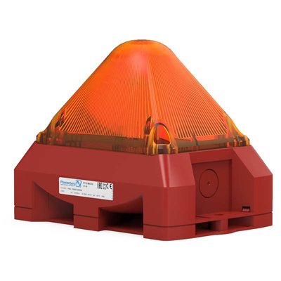 Sygnalizator optyczno-akustyczny PY X-MA-05, pomarańczowy palnik ksenonowy, 100 dB, 8 tonów, 115 V AC, IP66, 21554154000