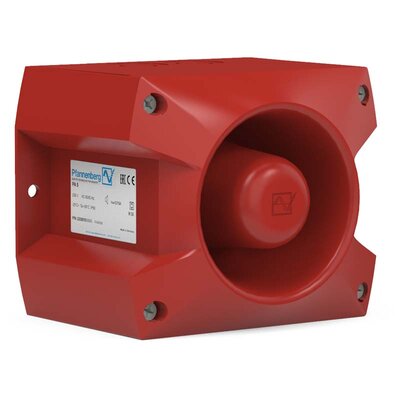 Sygnalizator akustyczny czerwony, PA 5 SSM, 24 V DC, 23350800005