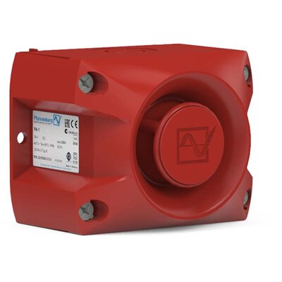 Sygnalizator akustyczny czerwony, PA 1 SSM, 24 V DC, 23310800005