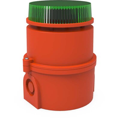 Sygnalizator optyczno-akustyczny zielony 100 dB, 32035806000