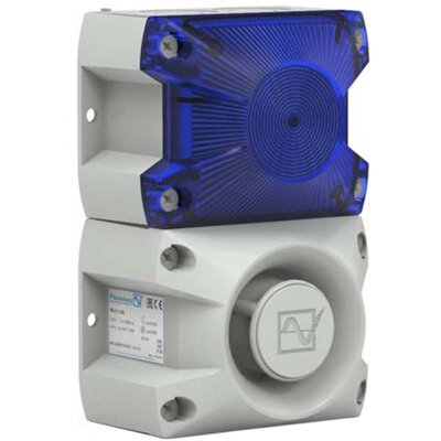 Sygnalizator optyczno-akustyczny niebieski 100dB, 23311807056