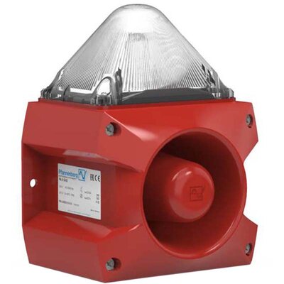 Sygnalizator optyczno-akustyczny biały 105dB, 23351802001