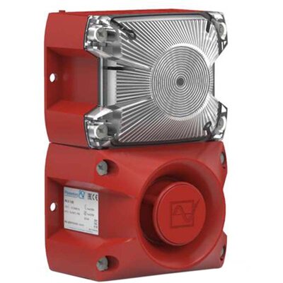 Sygnalizator optyczno-akustyczny bezbarwne 100dB, 23311801001