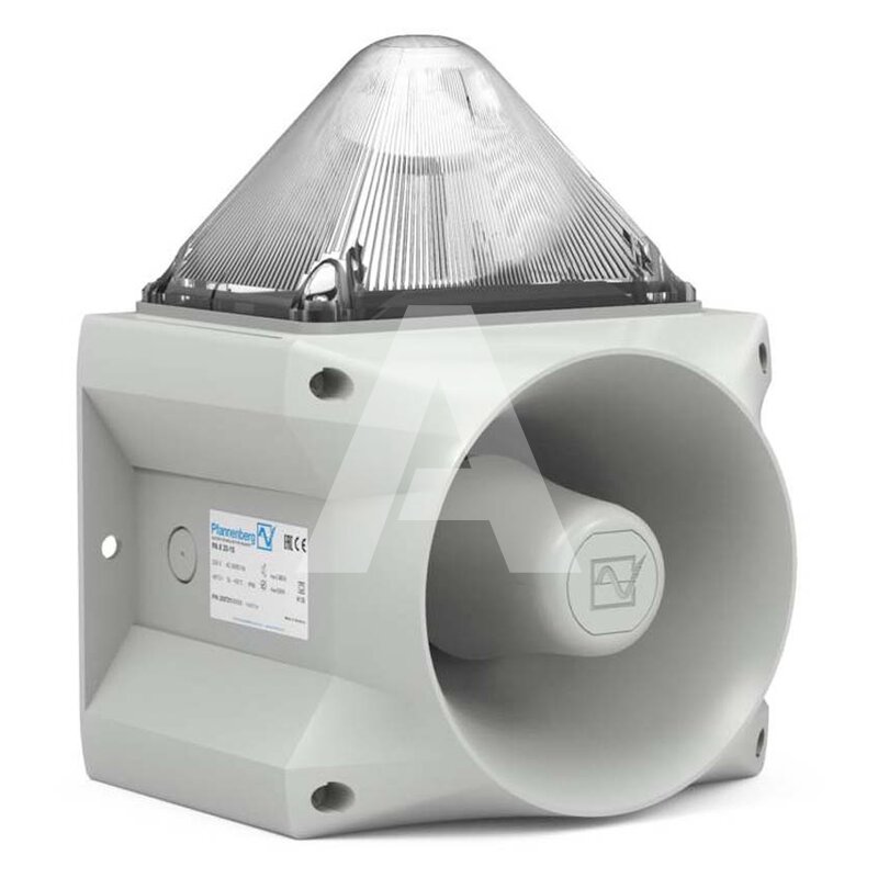 Sygnalizator optyczno-akustyczny bezbarwne 120dB, 23372151056