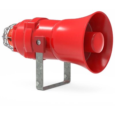 Sygnalizator optyczno-akustyczny czerwony 110 dB, 32074805000 - zdjęcie 2