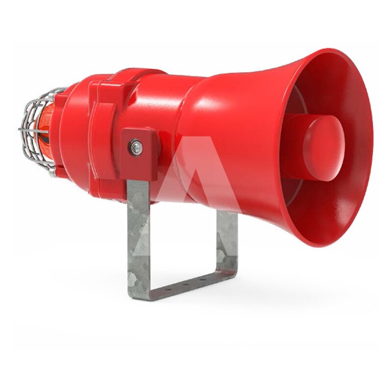 Sygnalizator optyczno-akustyczny czerwony 110 dB, 32074805000 - zdjęcie 2