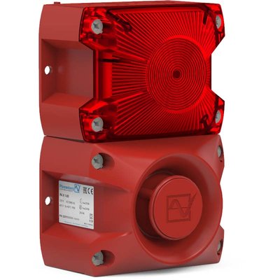 Sygnalizator optyczno - akustyczny czerwony, 100dB, PA X 1-05, 115 V AC, 23311155001