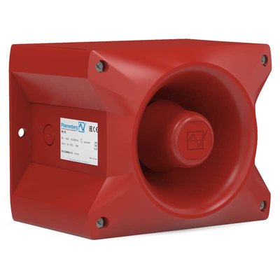 Sygnalizator akustyczny czerwony, PA 10 SSM, 24 V DC, 23360800005