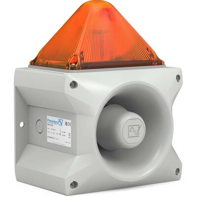 Sygnalizator optyczno - akustyczny pomarańczowy, 110dB, PA X 10-10, 24 V DC, 23361804056