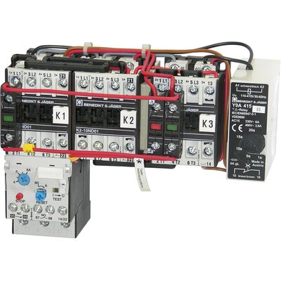 Układ rozruchowy gwiazda-trójkąt 3P, 400 V AC, 30 A, 15 kW, K3NY26BW 400 9