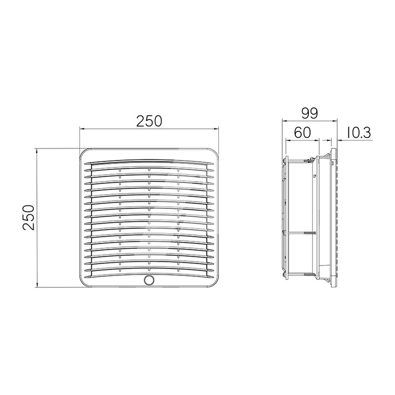 Wentylator filtrujący GSV2500211 - schemat