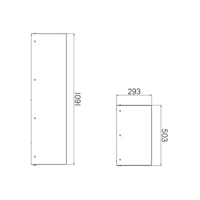 Wymiennik powietrze / woda typu Indoor EXW50U1222 - schemat