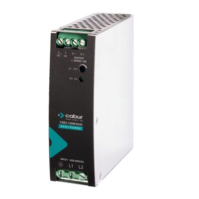 Zasilacz 1-2-fazowy, wejście 180–550 V AC / wyjście 24 V DC, 5 A, CSE2-120W/024V/AA