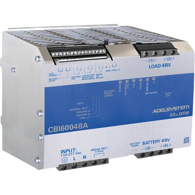 Zasilacz buforowy, wejście 110-277 V AC / wyjście 48 V DC, 10 A, 600 W, ModBus TCP/IP e SNMP, CBI60048A - zdjęcie