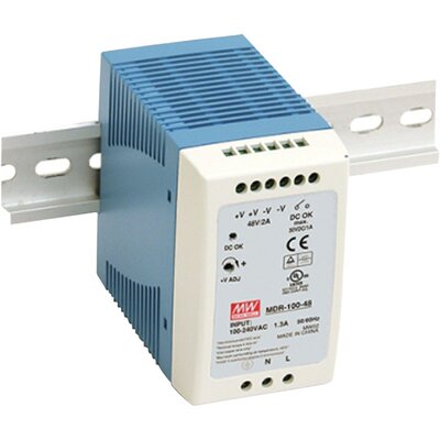 Zasilacz impulsowy 230 V AC / 12 V DC, 7,5 A, 90 W, MDR-100-12