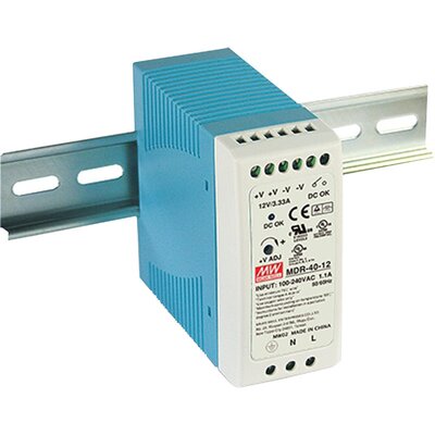 Zasilacz impulsowy 230 V AC / 5 V DC, 6 A, 30 W, MDR-40-5