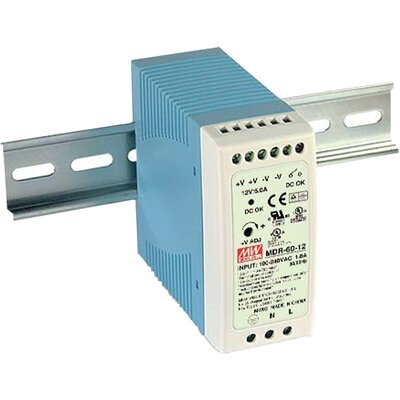 Zasilacz impulsowy 230 V AC / 24 V DC, 2,5 A, 60 W, MDR-60-24