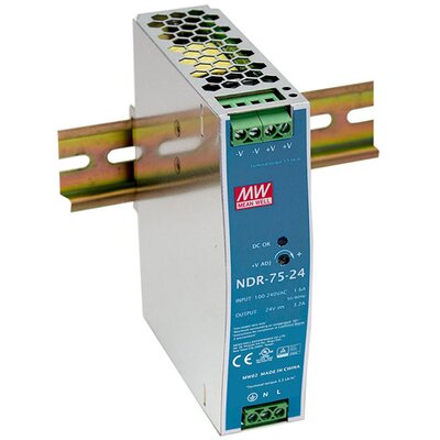 Zasilacz impulsowy 230 V AC / 48 V DC, 1,6 A, 76 W, NDR-75-48