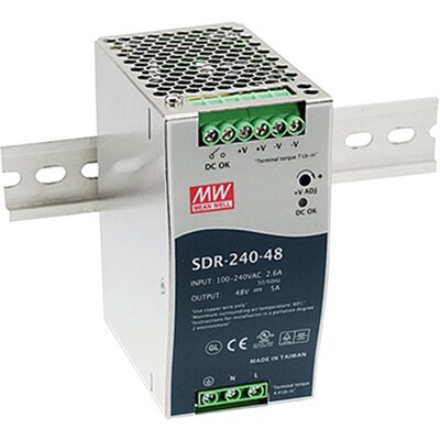 Zasilacz impulsowy 230 V AC / 48 V DC, 5 A, 240 W, SDR-240-48