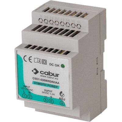 Zasilacz impulsowy 230 V AC/5-15 V DC, 4-2 A, 30 W, XCSD1030W012VAA