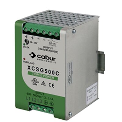 Zasilacz impulsowy 3x400 V AC/24 V DC, 20 A, 480 W, XCSG500C