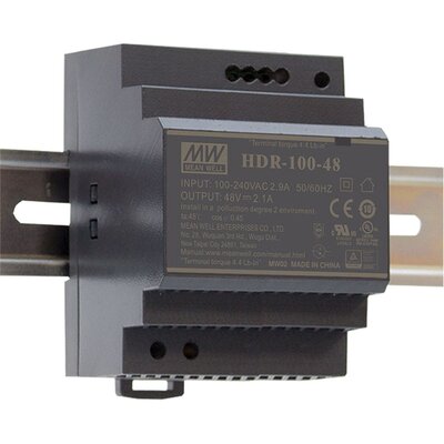 Zasilacz impulsowy 230 V AC/24 V DC, 1,92 A, 92 W, HDR-100-48