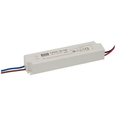 Zasilacz LED 230 V AC / 6 - 25 V AC, 0,7 A, 18 W, LPHC-18-700