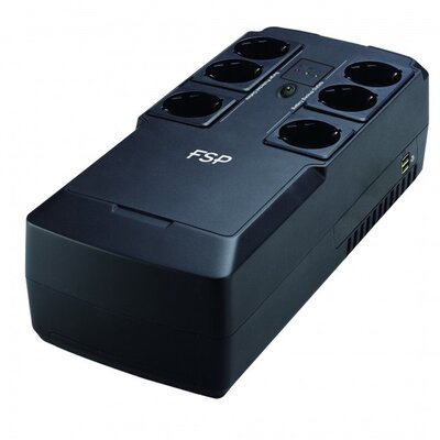 Zasilacz UPS line-interactive FSP, 600 VA/360 W, 1 faza, NanoFit, NanoFit-600