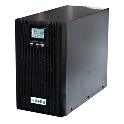 Zasilacz UPS Delta online 1 kVA/0,9 kW, 1 faza, akumulatory 2x7 Ah, Crystal, UPSCL1000-2X7