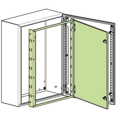 Drzwi wewnętrzne ze stali nierdzewnej 304L do szafki ECOR 600x800 mm - rysunek
