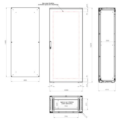 Szafa sterownicza EMOX, EMOX101604PR