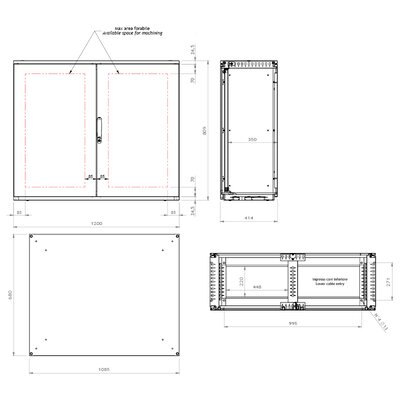 Szafa sterownicza EMOX, EMOX120804PR