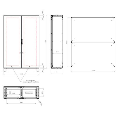 Szafa sterownicza EMOX, EMOX121604PR