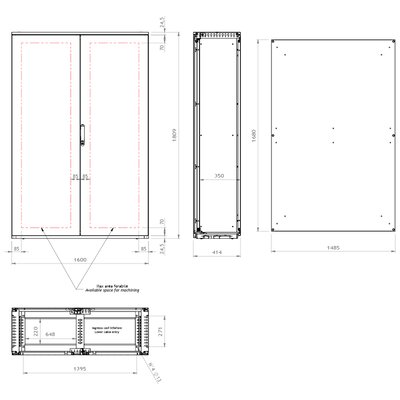 Szafa sterownicza EMOX, EMOX161804PR