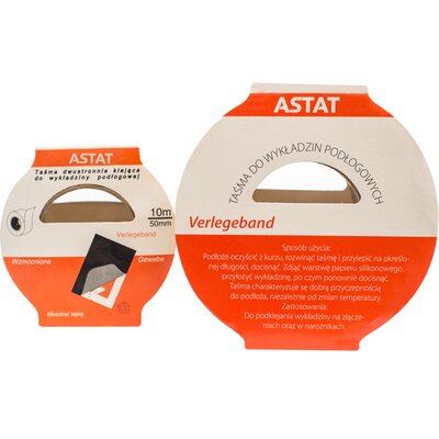Taśma dwustronnie klejąca do wykładzin, wzmocniona siatką, TG 50/25
